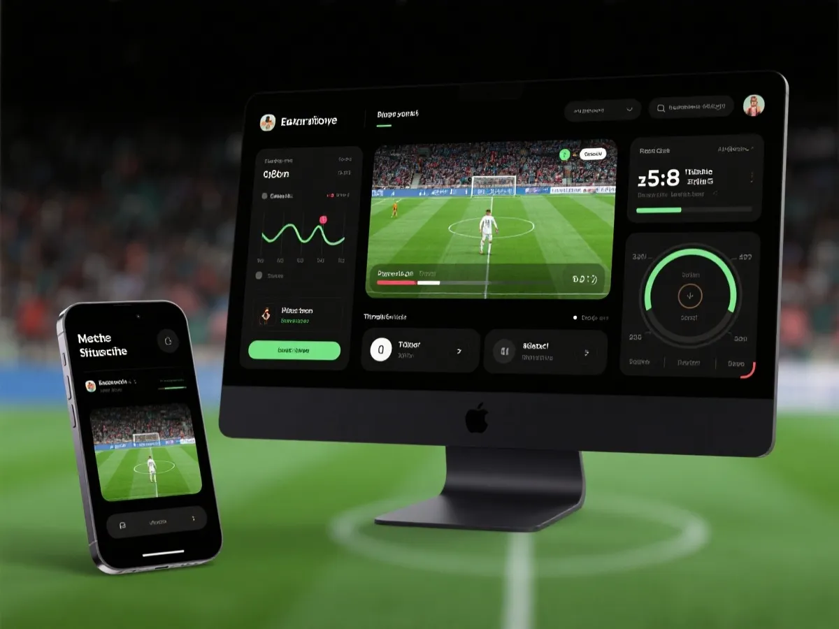 世界盃直播介面示意