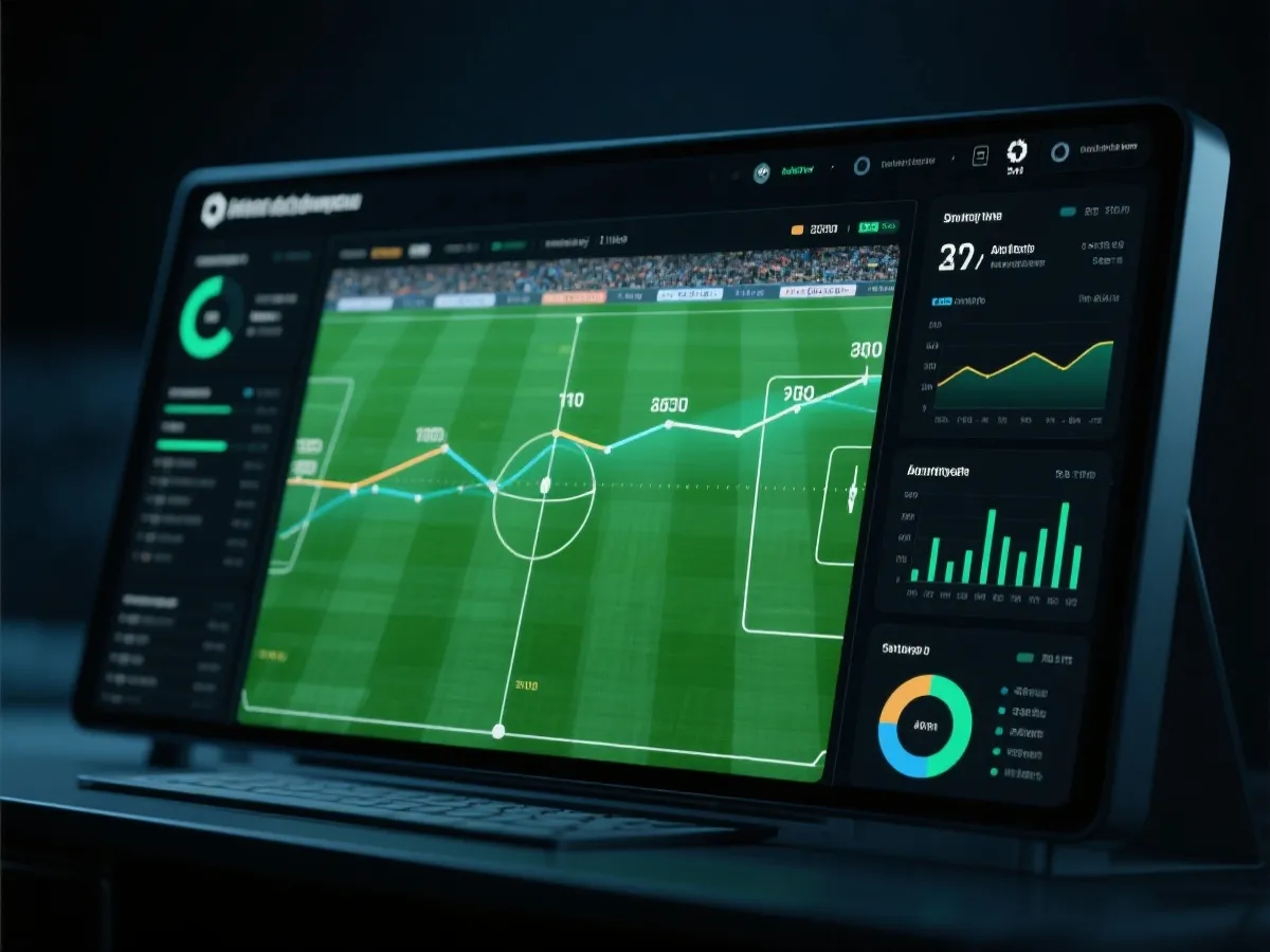 世界盃即時滾球投注介面示意