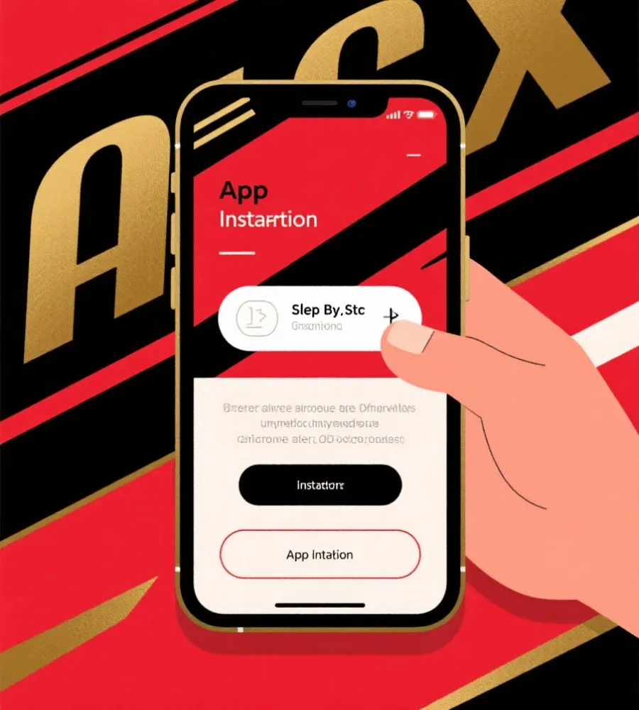 App 安裝流程示意圖
