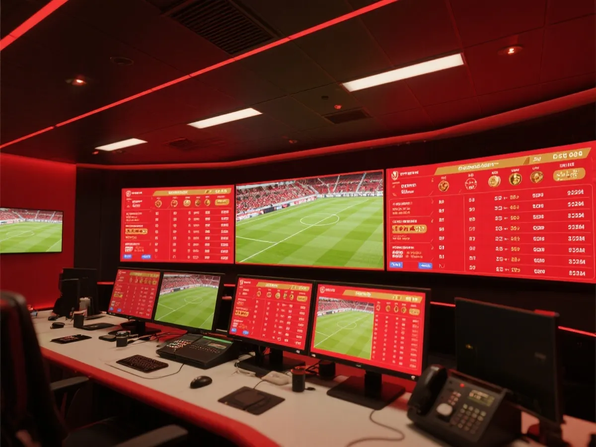 世界盃動態賠率與賽況分析示意